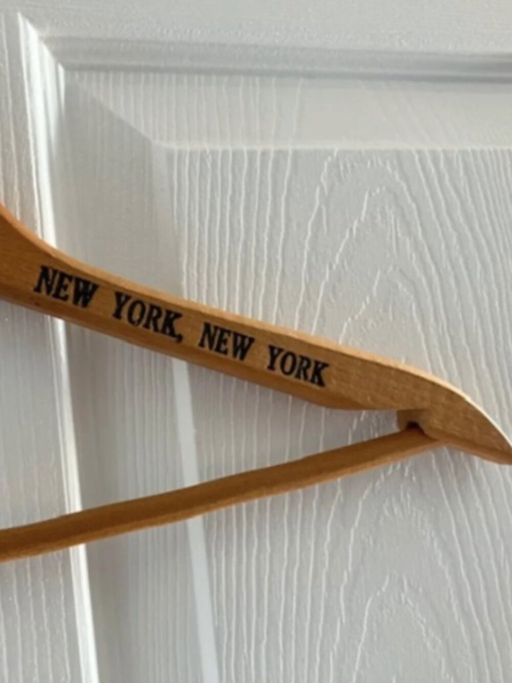 Vintage Wooden Sheraton McAlpin Hotel Hanger